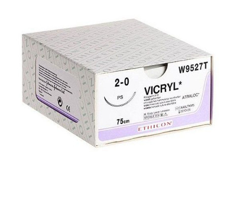 Chỉ phẫu thuật coated VICRYL số 2/0  mã số W9527T ( Hộp)